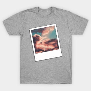 Cloudy - Blush pink clouds bright sun shining angelic T-Shirt